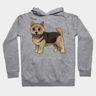 Dog - Norwich Terrier - Black and Tan Hoodie